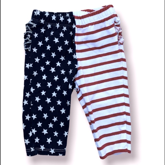 Old Navy 4th of July pants 0-3 - Picture 1 of 3